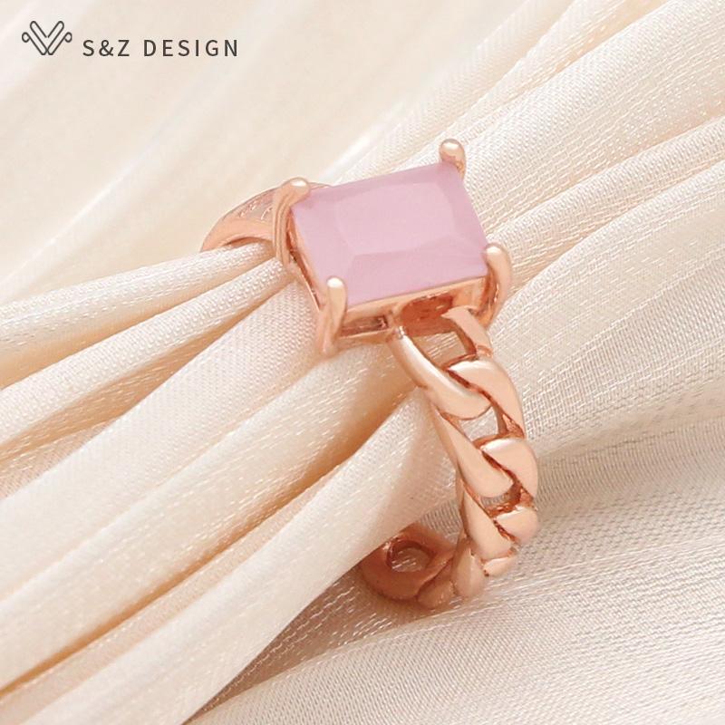 

Модные элегантные прямоугольные кольца с кубическим цирконием цвета розового золота для женщин, модные ювелирные изделия для свадебной вечеринки, подарок