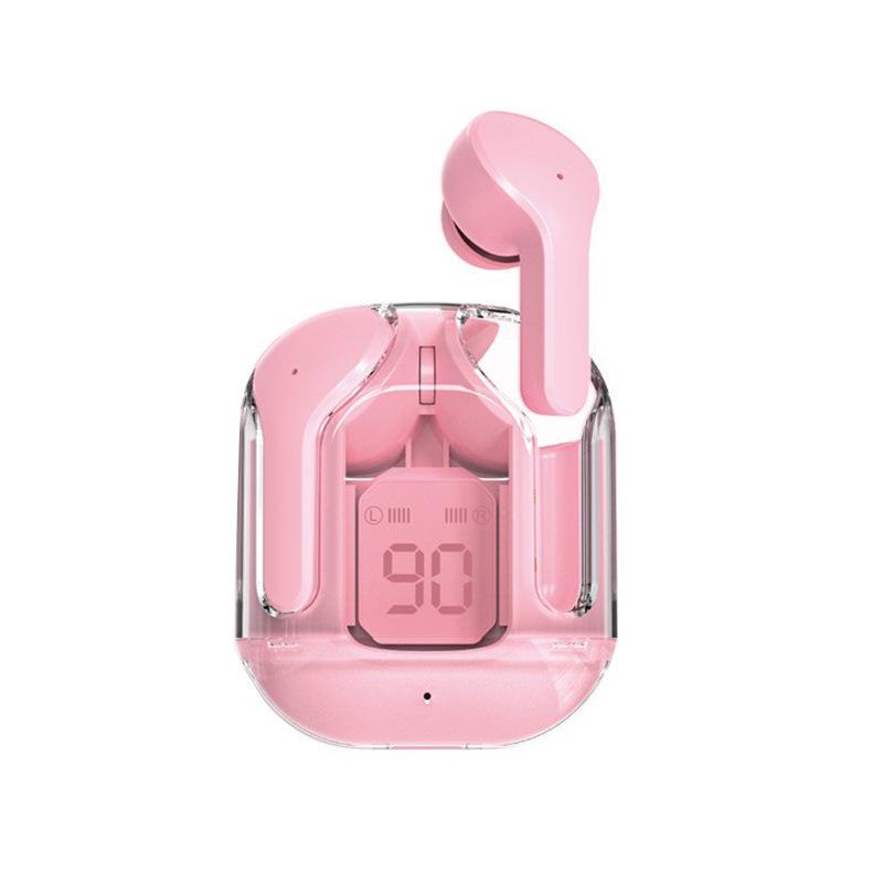 HK3 Wireless Bluetooth In-Ear Headset with Digital Display, Transparent Design, and Long Battery Life Air39