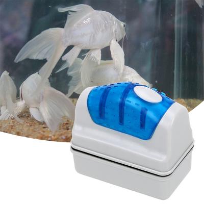 Algenschaber-Reinigungsbürste, schwimmende Reinigungsbürste für Glasfenster, Kunststoffschwamm, Moosentferner, magnetische Bürste für Aquarien