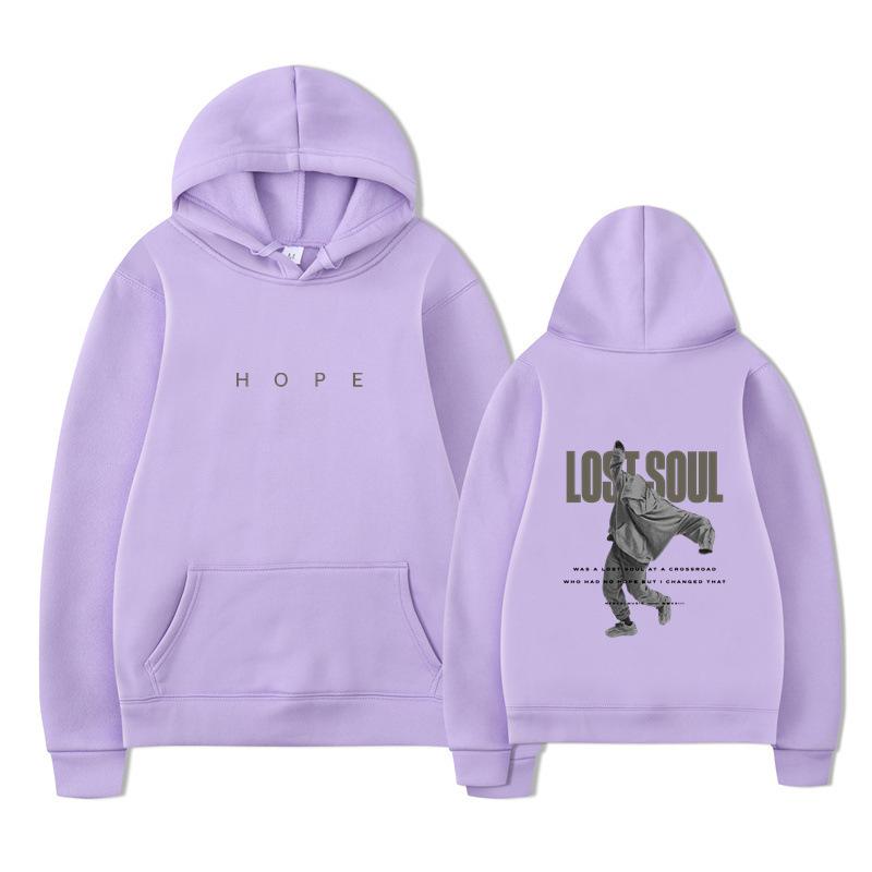 E-Commerce Hope Lost Soul Letter Print Men'S And Women'S Casual Sports Sweater, Fleece Sweatshirt