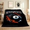 Pool Ball Flannel Blanket Throw Blanket Soft Warm Sofa Bed Camping home Decor Unique Christmas Gift C926762