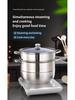 11-Piece Stainless Steel Soup and Steamer Pot Set, Large Sizes 28-36cm for Export Kitchen Cooking