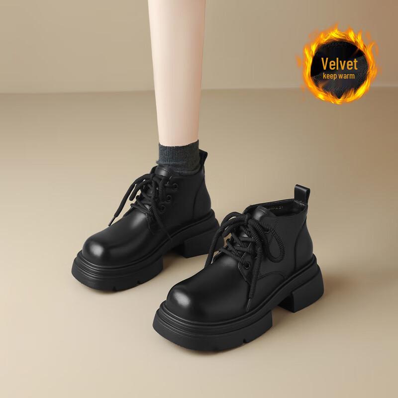 ZHR Women s Retro Warm Martin Ankle Boots 37