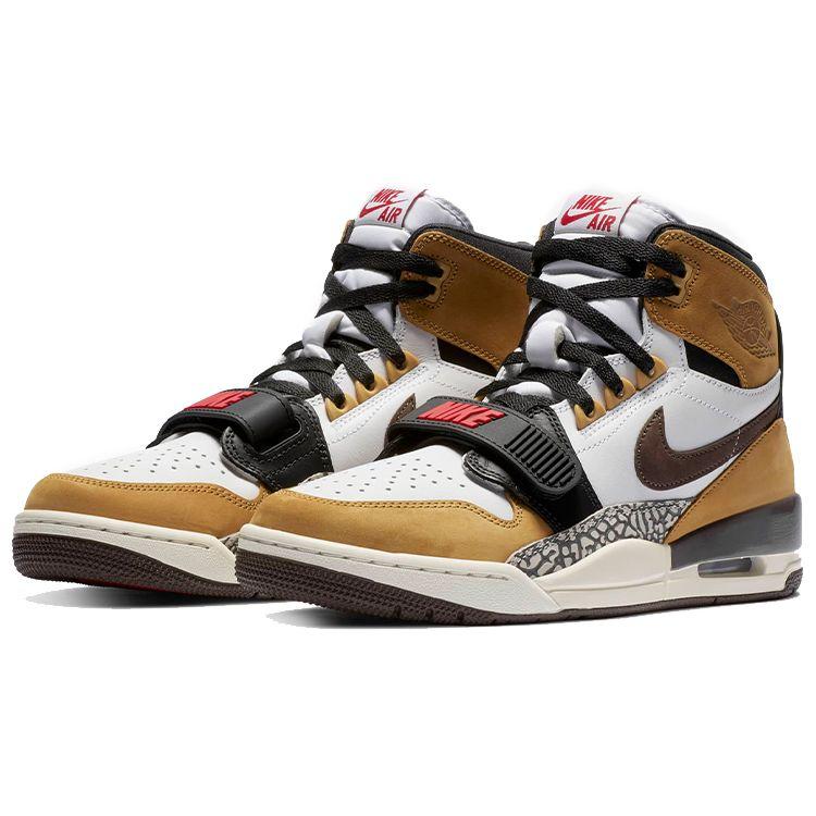 Air Jordan Legacy 312 Rookie of the Year Men Sneakers Brown White Baroque-Brown-Wheat-Varsity-Red AV3922-102