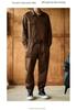 Unisex American Retro Long Sleeve Jumpsuit - Autumn Hip Hop Streetwear for Dance