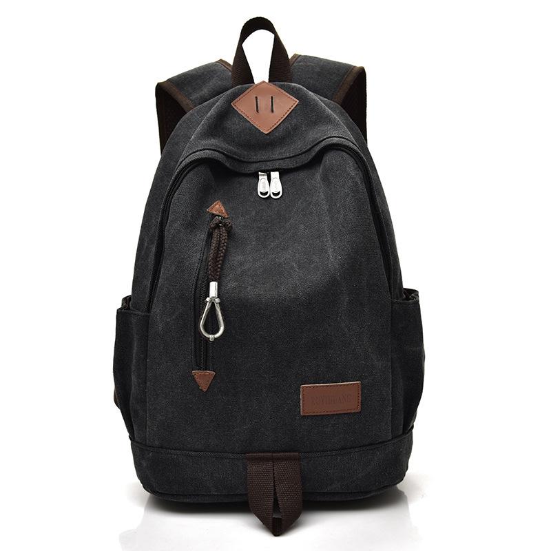 

Korean Style Retro Backpack: Simple & Casual for Travel or School чорний