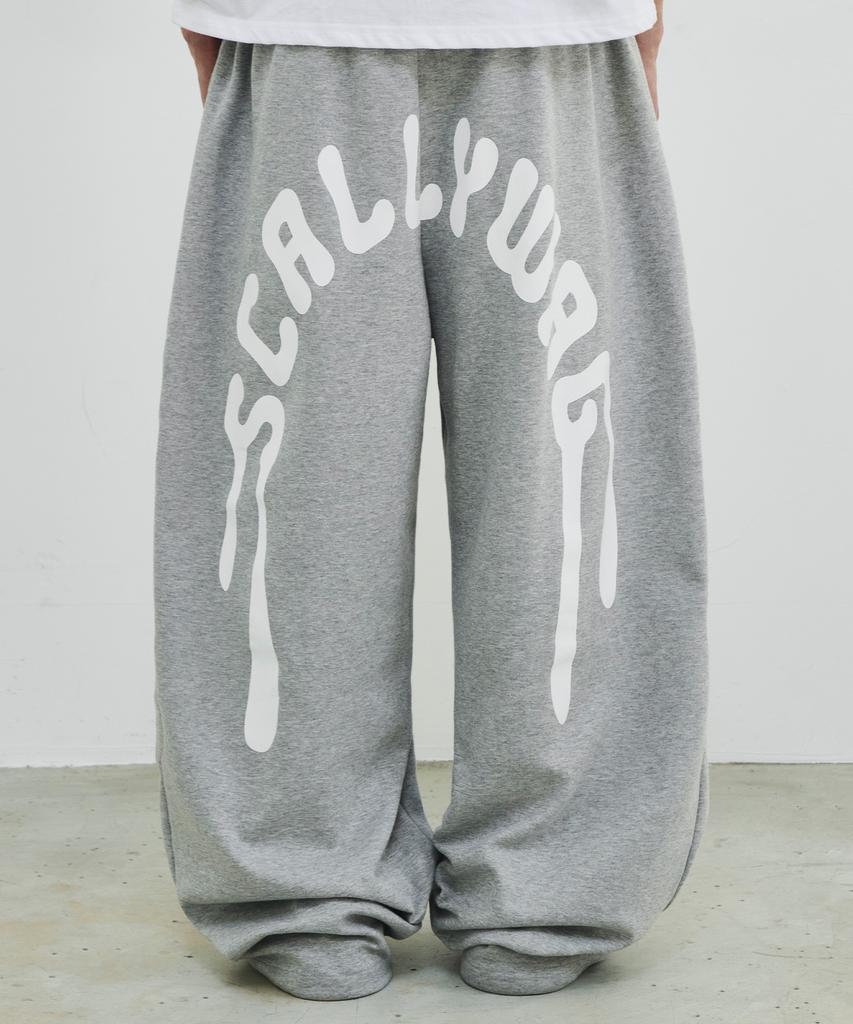 SCALLYWAG Summer Melting Lettering Sweatpants [Grey]