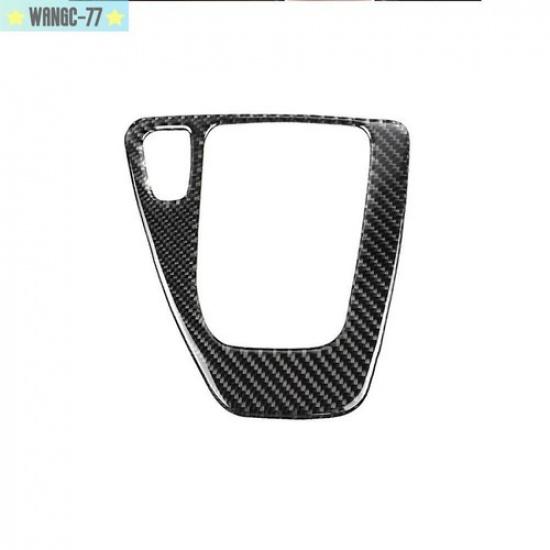 For BMW 3 Series E90 E92 2005-2012 Carbon Fiber Interior Gear Shift Cover Trim