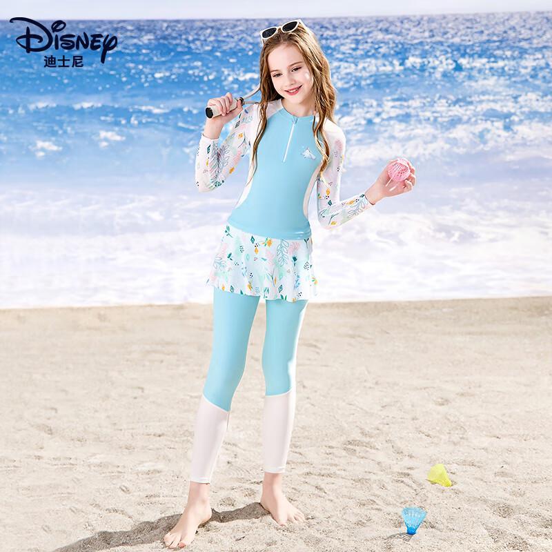 Disney Kids' Long Sleeve Split Swimsuit
