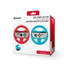 Thumbstick Grips for Joy-Con - Nacon - Set of 2 - 1 Red and 1 Blue - Rear Button Access - Optimized for Racing Games