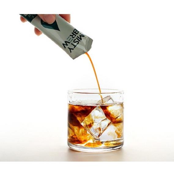 Misty Brew Decaf Cold Brew – 30 Sticks | Koreanischer Eiskaffee im holländischen Stil | Koffeinfrei