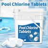 Chlortabletten für Schwimmbäder, tötet und stoppt Algen, langsam auflösend, einzeln verpackt, Poolchlortabletten