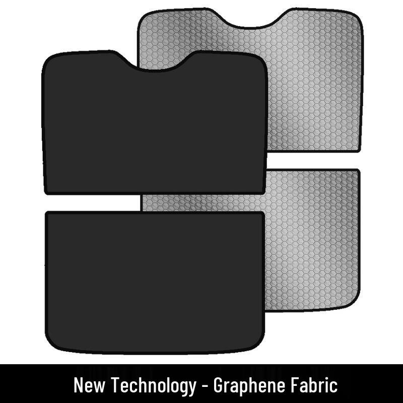 Tesla Model 3/Y Suede Sunroof Sunshade - Heat Insulation & Sun Protection Sky Curtain