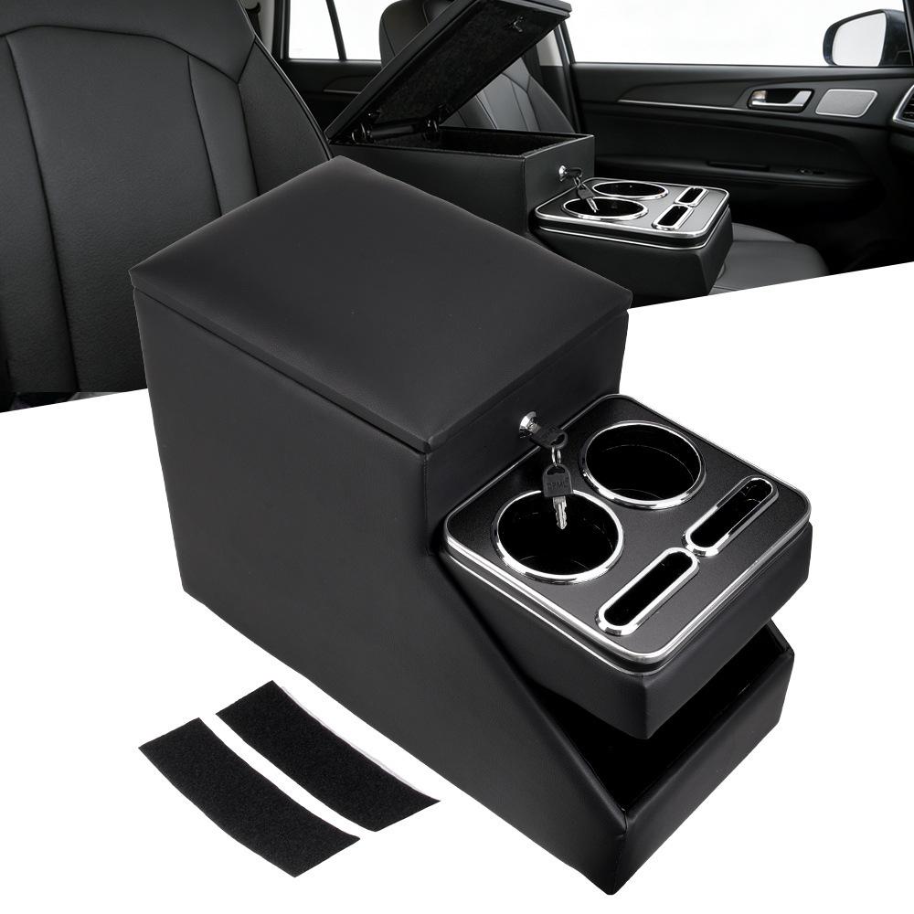 MPV/SUV Center Armrest with Lock and Floor Storage Box
