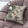 Vintage Floral Mushroom Print Throw Pillow Covers Pattern Cushion Cover Suitable For Sofa Bedroom Car Pillow Cover