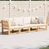 VidaXL Garden Lounge Set with Cushions 4 Pcs, Chairs with Backrest, Furniture Set, Outdoor Patio Terrace Furniture, 3214292