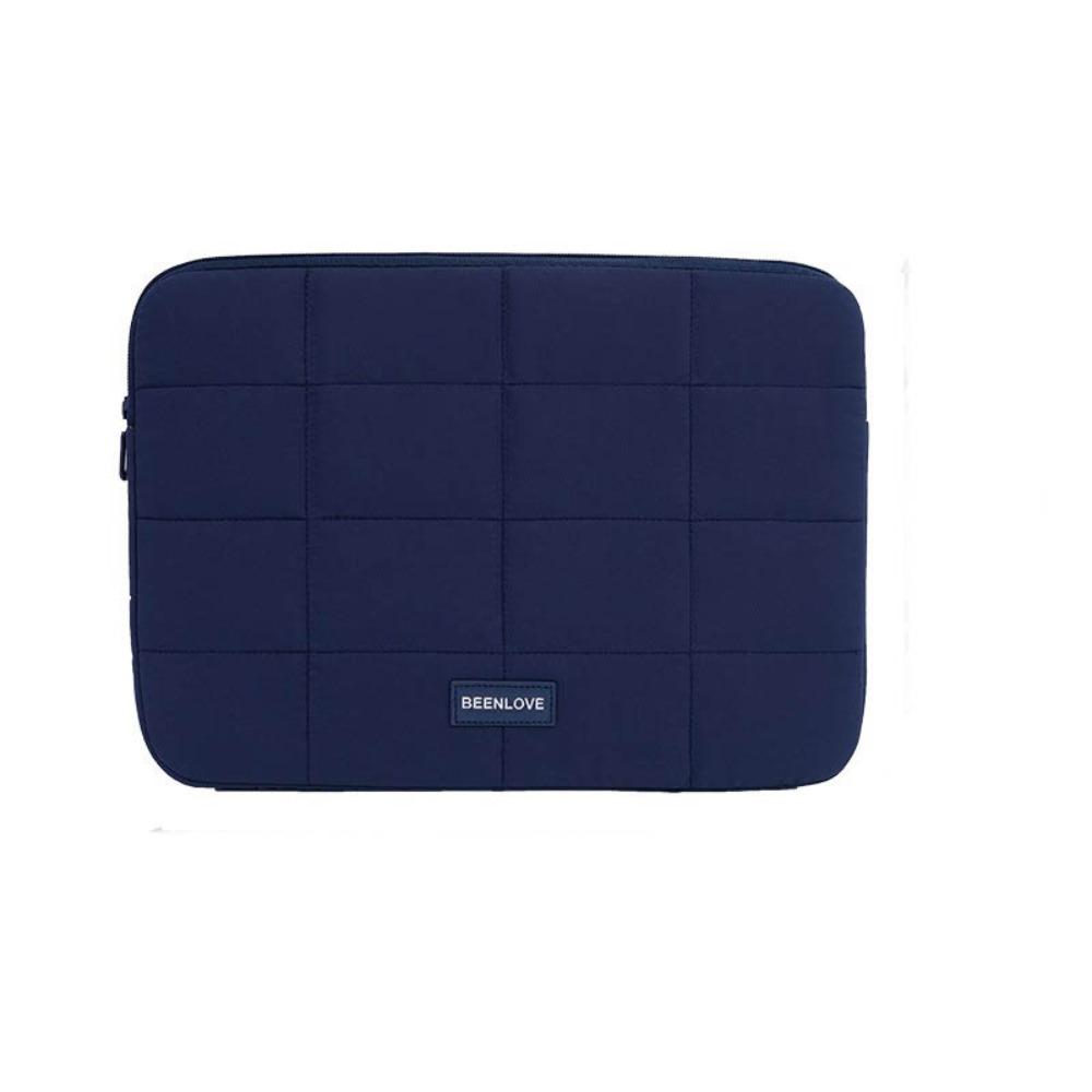

Пушистый сетчатый чехол для ноутбука 14/15,6 дюймов, сумка для хранения компьютера для деловых поездок 14in темно-синий