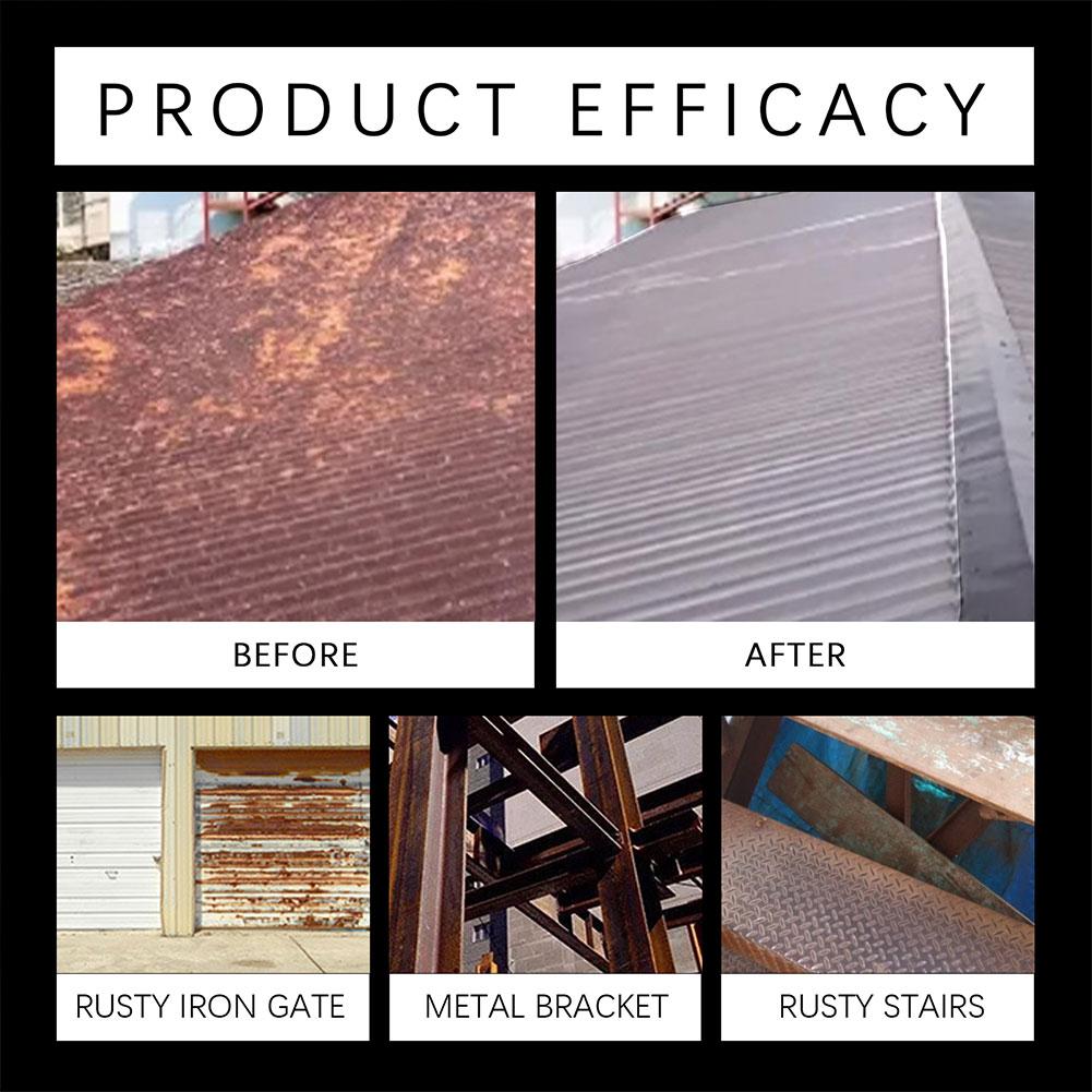 Rust Converter Paint Gray Anti-rust Paint Effective Rust Remover & Converter For Metal Surfaces Car Steel Tile Renovation