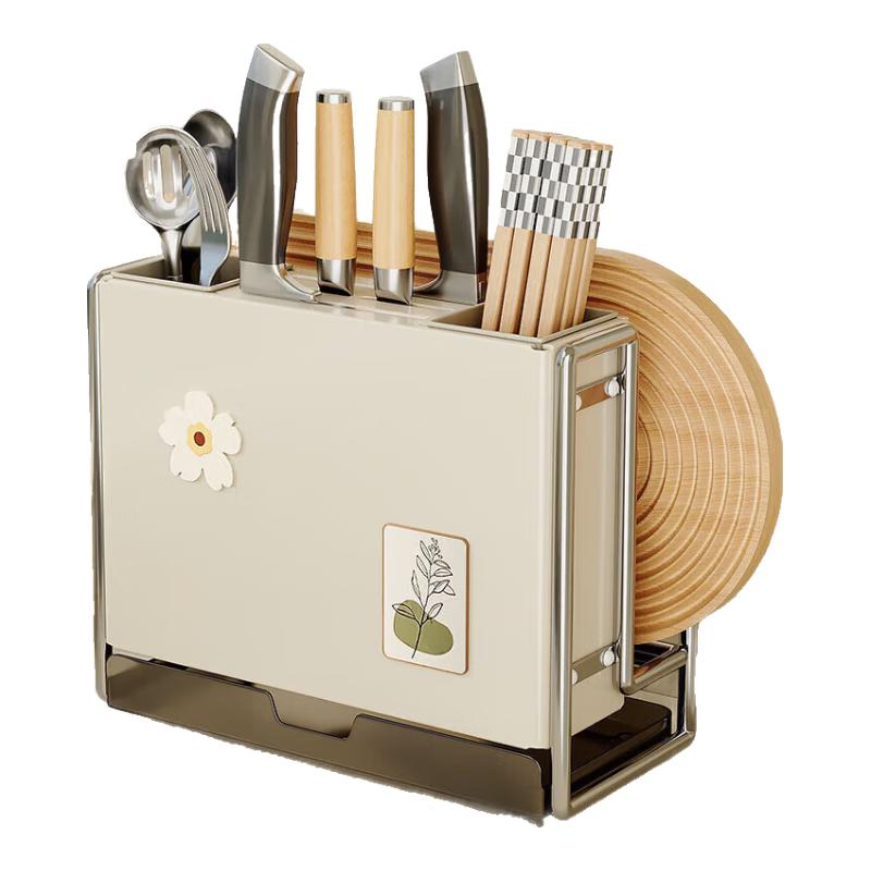 

Shuaishi Настольная подставка для хранения кухонных ножей и крышек для кастрюль