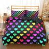 3D Holow/Round Hole Beding Set for Adult Peoples plus Children,Soft Duvet Cover Set,Twin Ful Quen plus King Bedrom Set,Home Textile gren