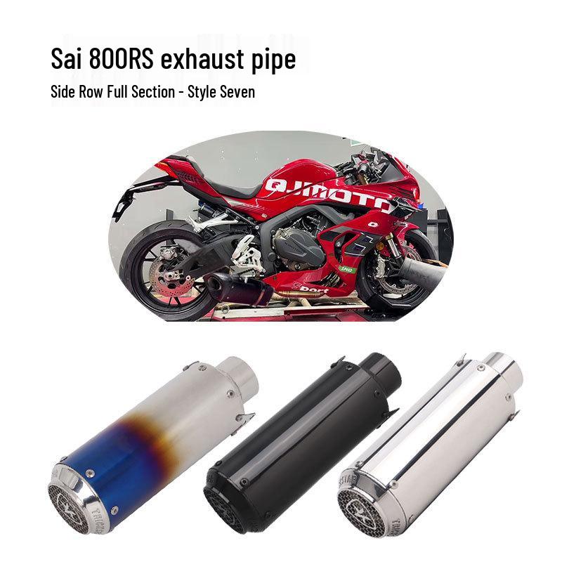 Compatible Exhaust Pipe Modification for Qianjiang QJMOTOR Sai 800RS: Original Valve Mid and Front Sections