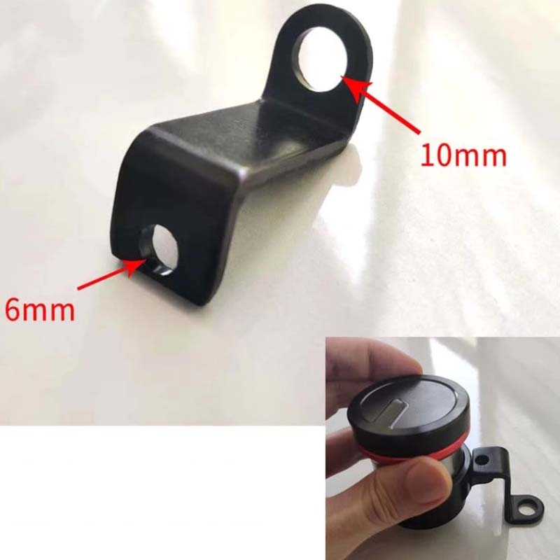 Motorcycle Refitted Direct Push Pump Oil Pot Universal Brake Upper Pump Oil Cup Aluminum Alloy Oil Cup Large Row