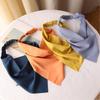 Wavy Hairband Floral Hair Bandanas Head Kerchief Women Bandana Print Hair Scarf Triangle Hair Kerchief With Ties Sweet Head Band