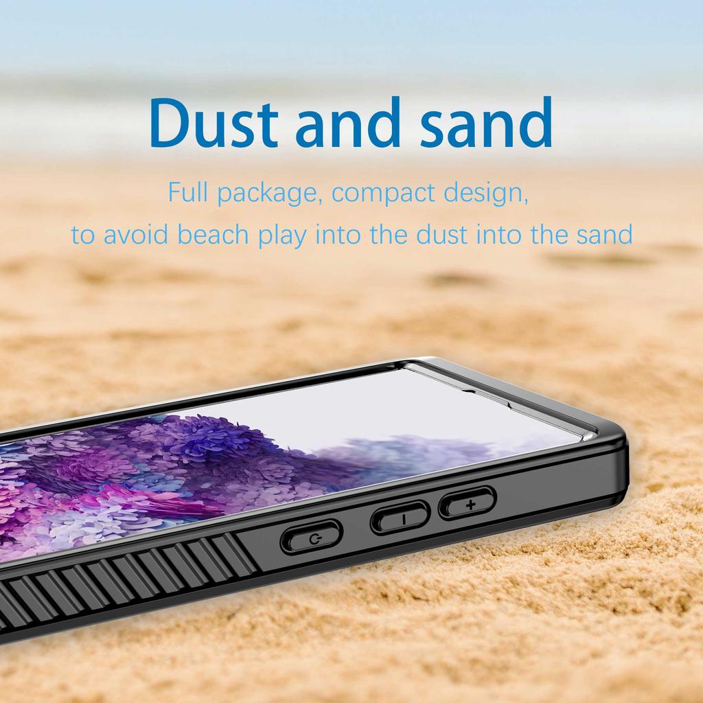 REDPEPPER FS Serie Für Samsung Galaxy S23 Ultra Wasserdichte Handyhülle mit Displayschutzfolie P68 Ganzkörper Robuste Abdeckung [Unterstützt Fingerabdruckentsperrung]