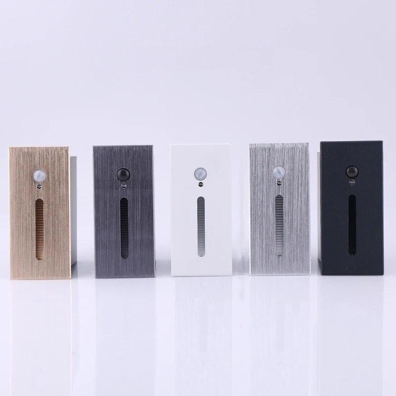 

3 Вт Управление освещением Датчик движения Светодиодный настенный светильник Лестничный светильник Водонепроницаемый IP42 Угловые настенные светильники Лестницы Ступенчатые светильники для прихожей