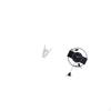 Rock Gesture Sculpture Bird Clock Minimalist Art Ornament Creative Hand Sign Acrylic Decorative