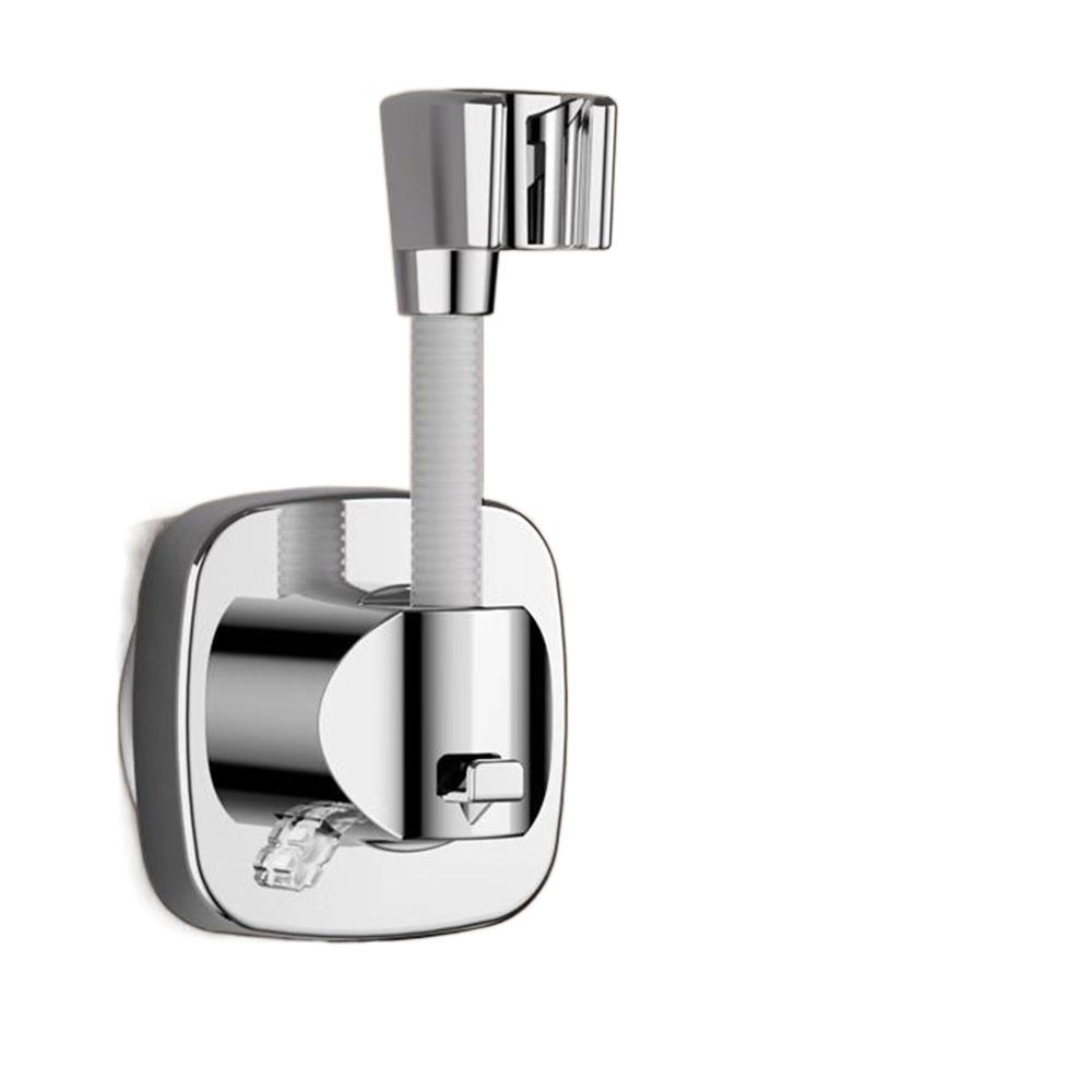 

Регулируемый кронштейн для душевой лейки, переставляемый распылитель, фиксированное основание, аксессуары для ванной комнаты серебряный