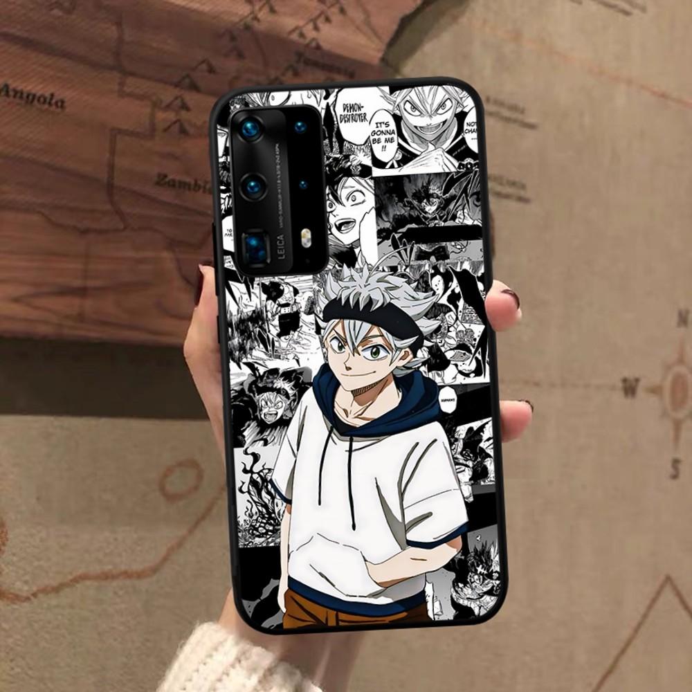 Black Clover Telefoonhoesje Voor Huawei P 8 9 10 20 30 40 50 Pro Lite Psmart Honor 10 Lite 70 Mate 20lite