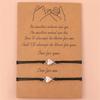 2Pcs/Set Friendship Couples Bracelets Sun Moon Star Hollow Heart Lock Key Adjustable Rope Chain Bracelet Valentines Jewelry Gift