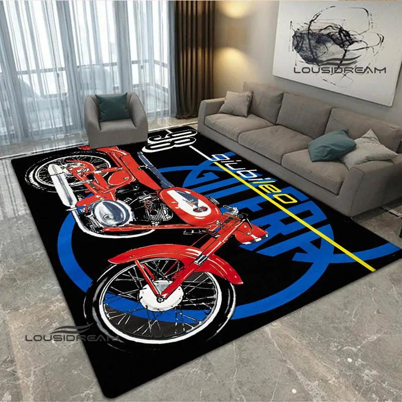

Gilera motorcycle logo print carpet living room bedroom carpet Fashion yoga mat non-slip doormat photography props birthday gift 40x60cm