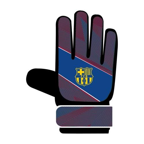 FC Barcelona Childrens/Kids Goalkeeper Gloves