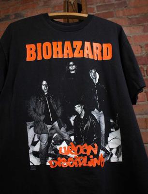 Biohazard Urban Discipline T-shirt da Concerto Unisex Tutte le Taglie SB037