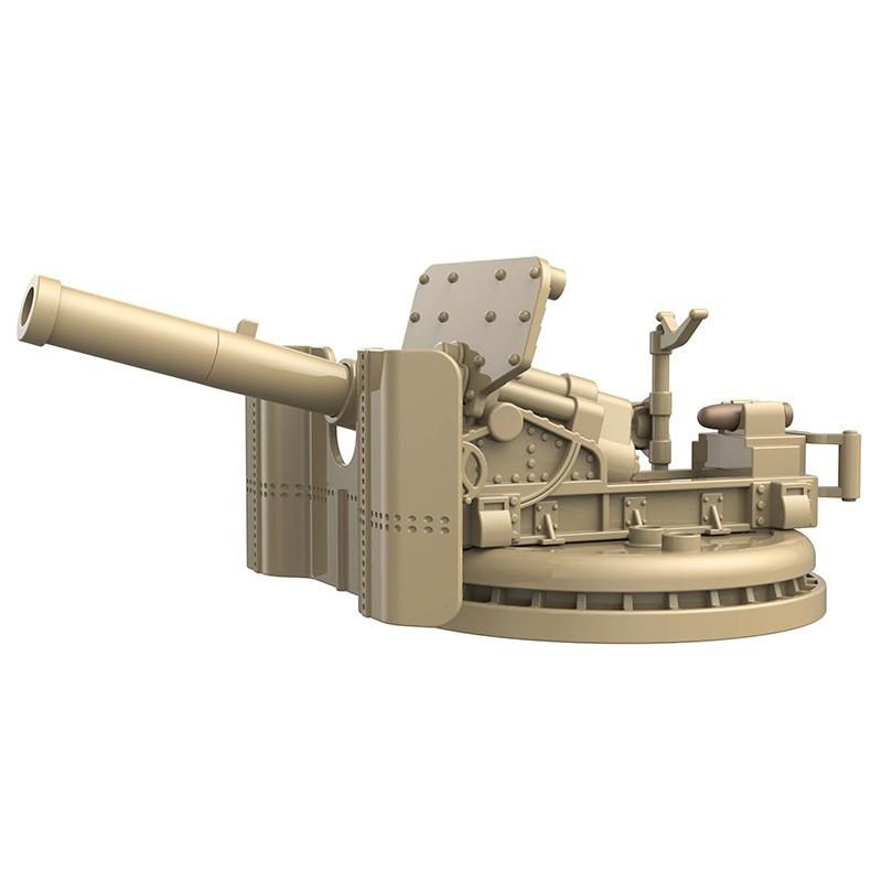 Doll Scene With Anti-Aircraft Maxine Anti-Aircraft Heavy Machine Gun Mortar Assembly Building Block