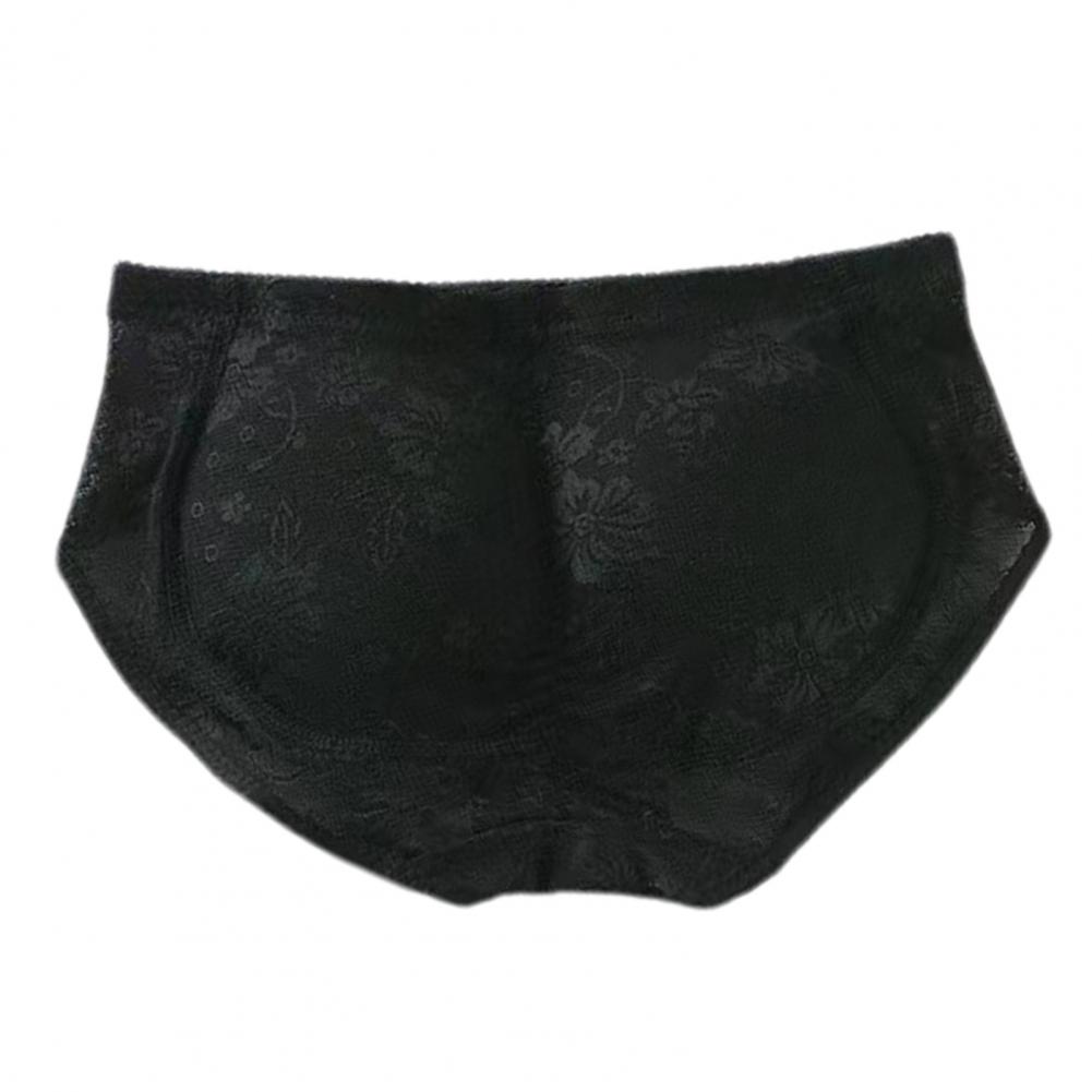 

Женские трусы-подтяжки с заниженной талией, утягивающие ягодицы, бесшовные, мягкие, дышащие, эластичные, корректирующие попу трусики M чёрный