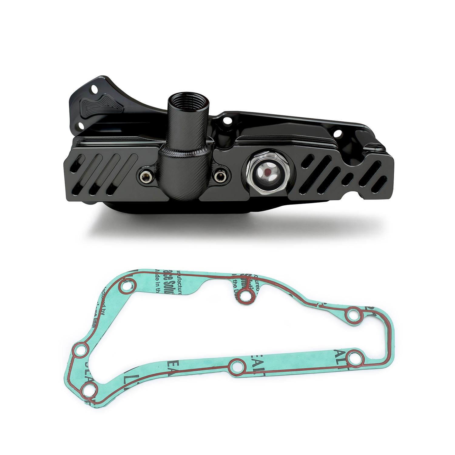 High Performance Easy Installation Engine Parts Car Accessory For Vespa GTS GTV S200 250 300 2006-2018 Oil Pan Aluminum чёрный
