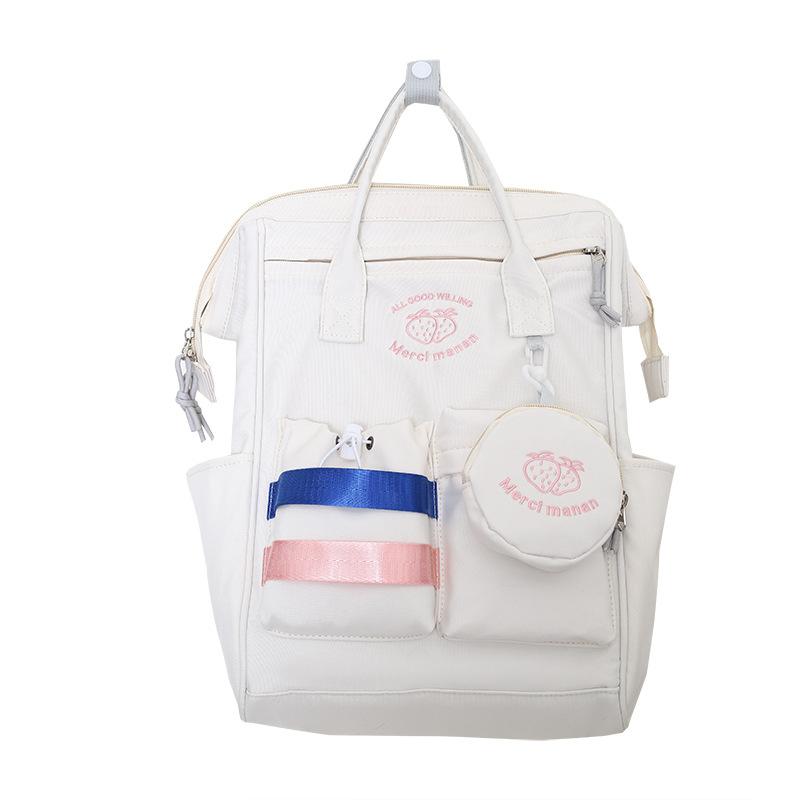 

School bag female college students niche design sense high value high school students large capacity 15.6 inch computer backpack backpack 26*15*38