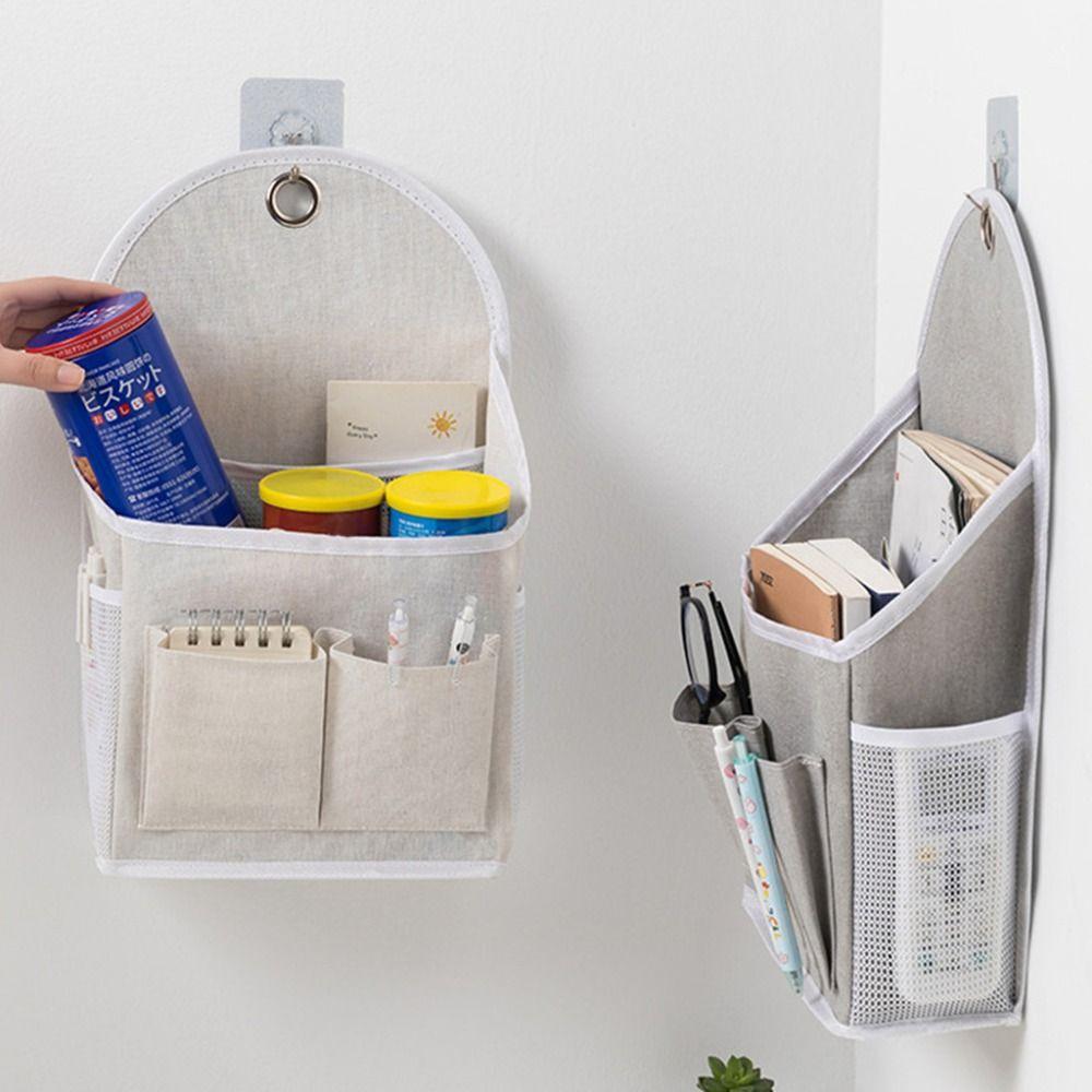 With Hook Door Bags Wall Mounted Hanging Storage Bag  for Book Magazine Phone Holder