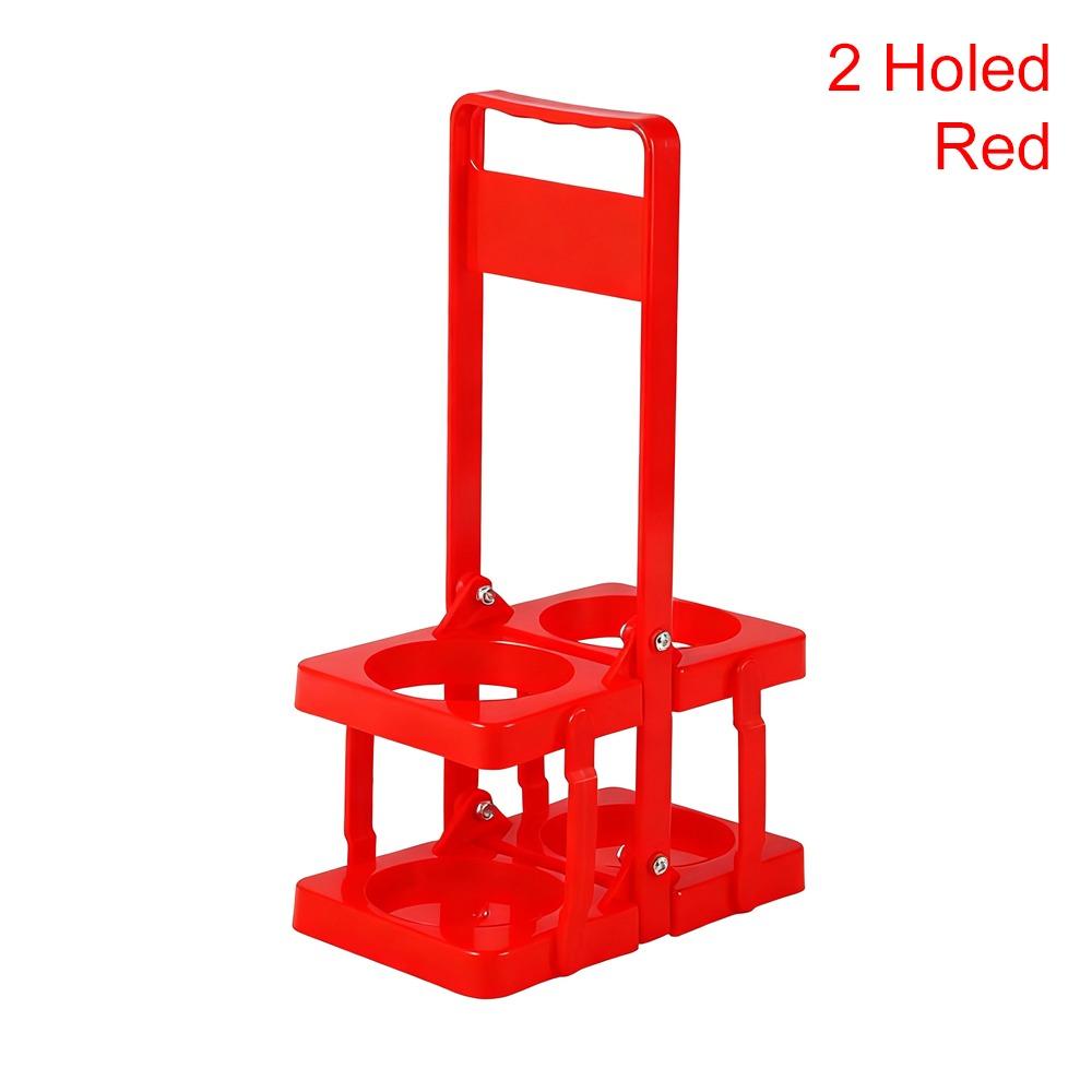 1Pcs New Basket Cup Organizer Beer Rack Bar Beverage Display Foldable Beer Bottle Carrier Reusable 2 Holes Drink Holder