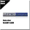 1Pc Auto LIMITED EDITION Emblem Metal Badge Sticker For Motorcycle Body Decor Decals Car Accessories