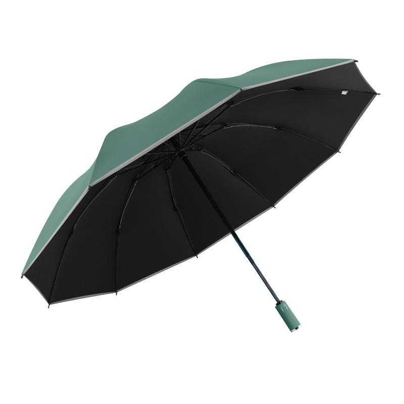 Automatic large folding reverse umbrella, weather and rain vinyl umbrella, sun protection and UV protection umbrella