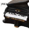 Piano Business Card Holder Holder, Resin Wedding Table Number Clip, DIY Memo Durable Stand Photo for Desk, Music Theme Home Office Decor, Gift Unique