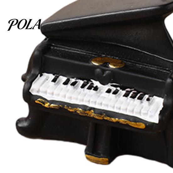 Piano Business Card Holder Holder, Resin Wedding Table Number Clip, DIY Memo Durable Stand Photo for Desk, Music Theme Home Office Decor, Gift Unique