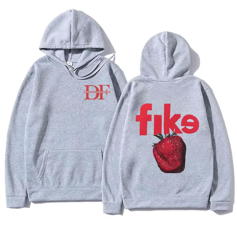 Dominic Fike Strawberry Hoodie Unisex Hiphop Style Sweatshirts  Artist Band Casual Clothes  Alternative Music Concert Tour Hoody