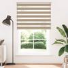 Dual Roller Blind Sand Brown 150x230 Cm Fabric Width 145.9 Cm Polyester