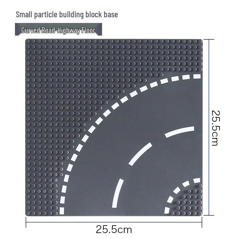 Early Education City Road Baseplate for Young Children - Building Block Accessories
