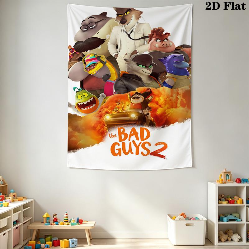 The Bad Guys 2 Wild Adventure Bedding 1 Duvet Cover 2 Pillowcase Without Core Soft And Comfortable Christmas Birthday Gift Bedding Set